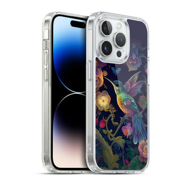 JK Stewart Graphics Hummingbird Soft Gel Case for Apple iPhone 13 Pro & MagSafe