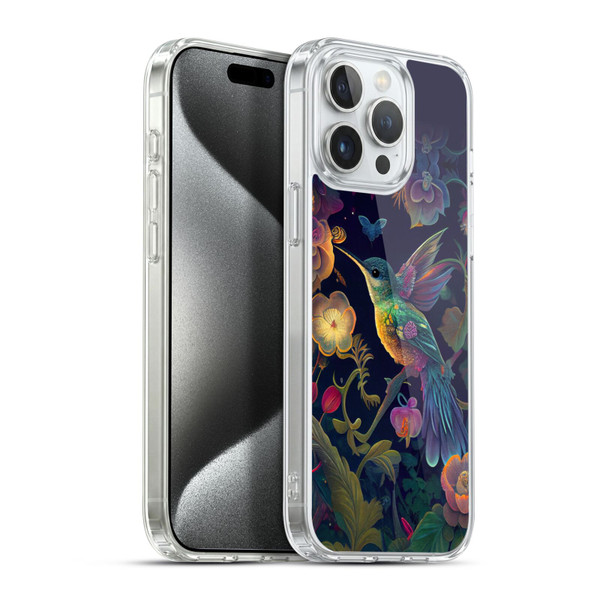 JK Stewart Graphics Hummingbird Soft Gel Case for Apple iPhone 15 Pro Max & MagSafe