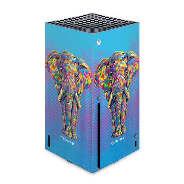 P.D. Moreno Animals II Elephant Vinyl Sticker Skin Decal Cover for Microsoft Xbox Series X