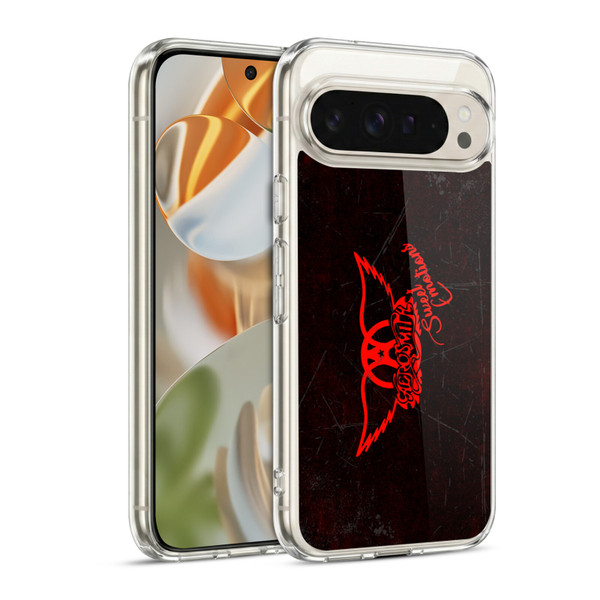 Aerosmith Classics Red Winged Sweet Emotions Soft Gel Case for Google Pixel 9 / Pixel 9 Pro