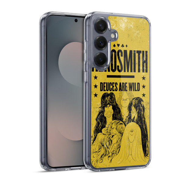 Aerosmith Classics Deuces Are Wild Soft Gel Case for Samsung Galaxy S25 & MagSafe