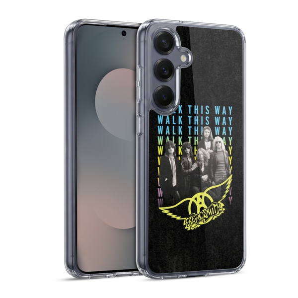 Aerosmith Classics Walk This Way Soft Gel Case for Samsung Galaxy S25 & MagSafe