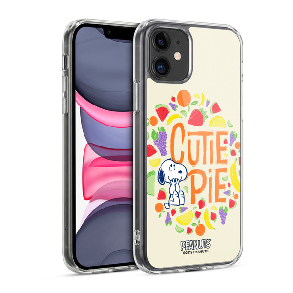 Peanuts Naturally Sweet Cutie Snoopy Soft Gel Case for Apple iPhone 11