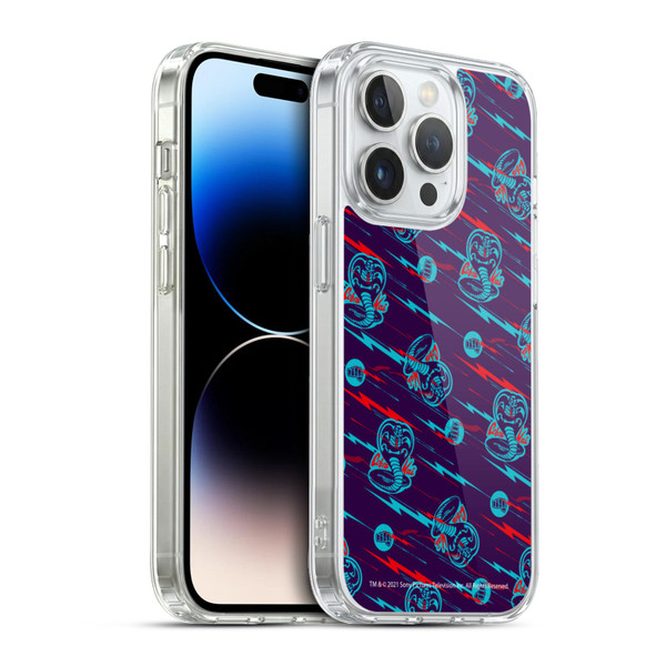 Cobra Kai Key Art Logo Pattern Soft Gel Case for Apple iPhone 13 Pro & MagSafe