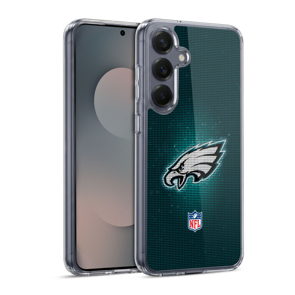 NFL Philadelphia Eagles Artwork LED Soft Gel Case for Samsung Galaxy S25 & MagSafe