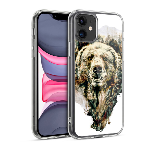 Riza Peker Animals Bear Soft Gel Case for Apple iPhone 11