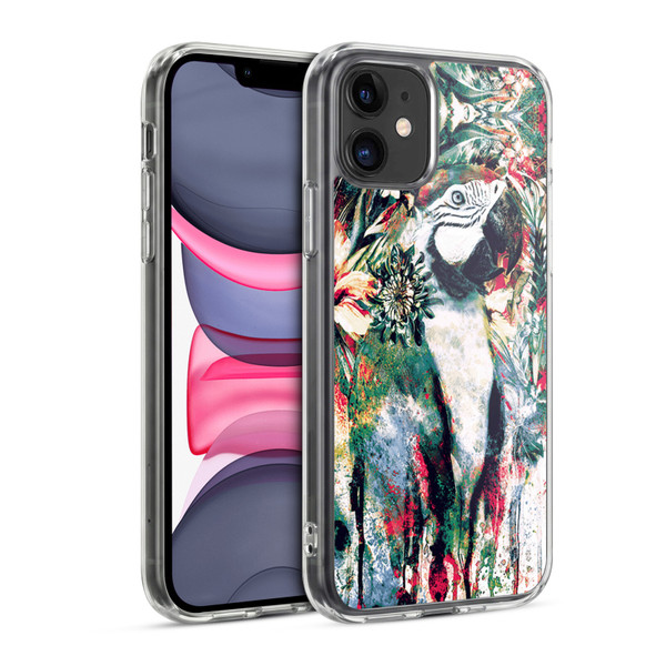 Riza Peker Animals Parrot Soft Gel Case for Apple iPhone 11