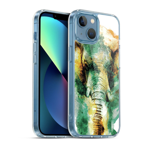 Riza Peker Animals Wild Africa Soft Gel Case for Apple iPhone 13 Mini & MagSafe