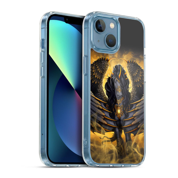 Sarah Richter Animals Gothic Pegasus Soft Gel Case for Apple iPhone 13 Mini & MagSafe