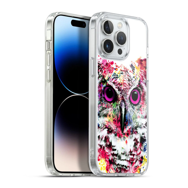 Riza Peker Animals Owl Soft Gel Case for Apple iPhone 13 Pro Max & MagSafe