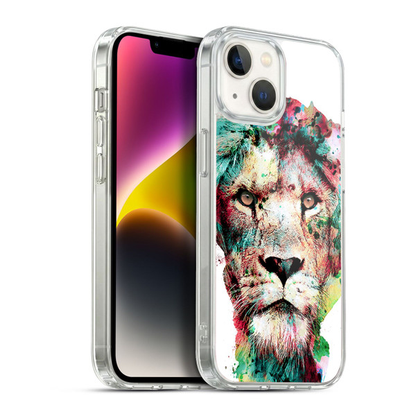 Riza Peker Animals The King Soft Gel Case for Apple iPhone 14