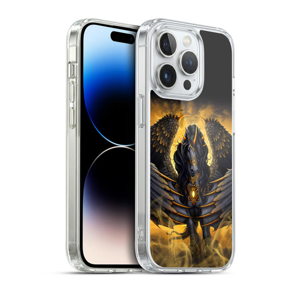 Sarah Richter Animals Gothic Pegasus Soft Gel Case for Apple iPhone 14 Pro & MagSafe
