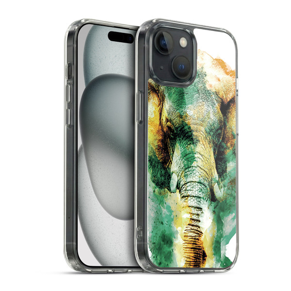 Riza Peker Animals Wild Africa Soft Gel Case for Apple iPhone 15 & MagSafe
