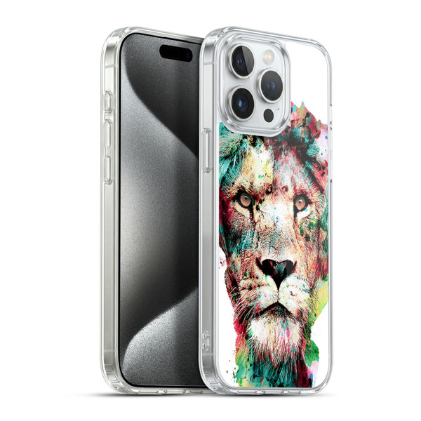 Riza Peker Animals The King Soft Gel Case for Apple iPhone 15 Pro Max & MagSafe