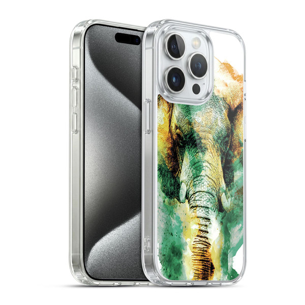 Riza Peker Animals Wild Africa Soft Gel Case for Apple iPhone 15 Pro & MagSafe