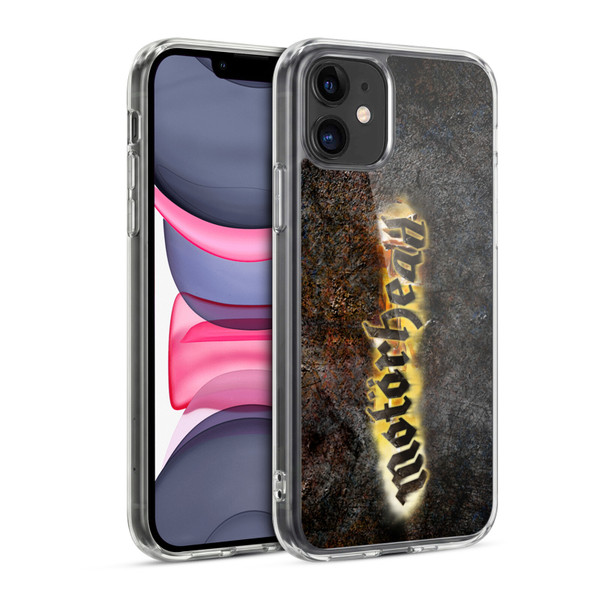 Motorhead Key Art Logo Soft Gel Case for Apple iPhone 11