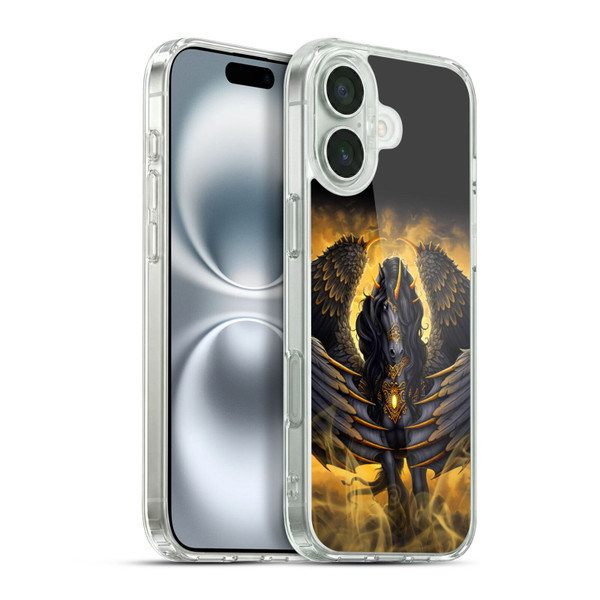 Sarah Richter Animals Gothic Pegasus Soft Gel Case for Apple iPhone 16 Plus & MagSafe