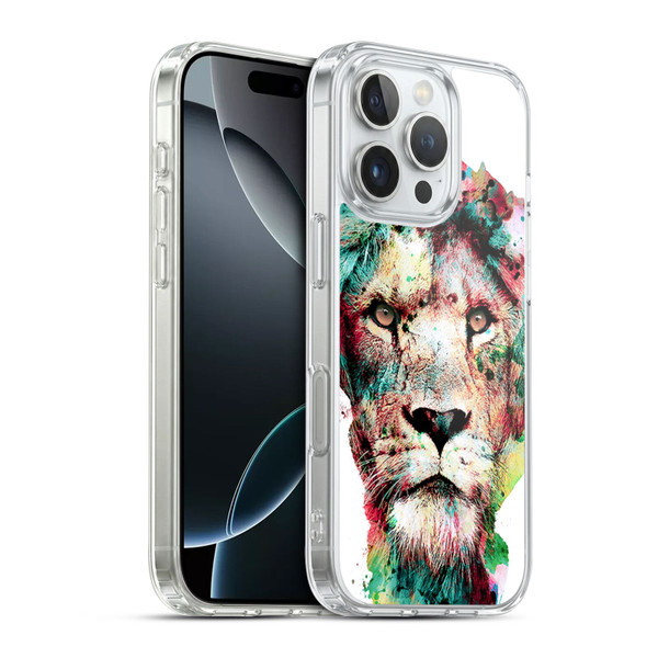 Riza Peker Animals The King Soft Gel Case for Apple iPhone 16 Pro & MagSafe