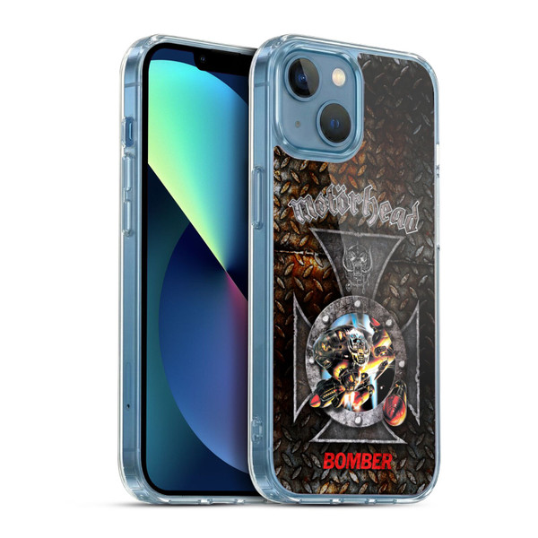 Motorhead Key Art Bomber Cross Soft Gel Case for Apple iPhone 13 Mini & MagSafe