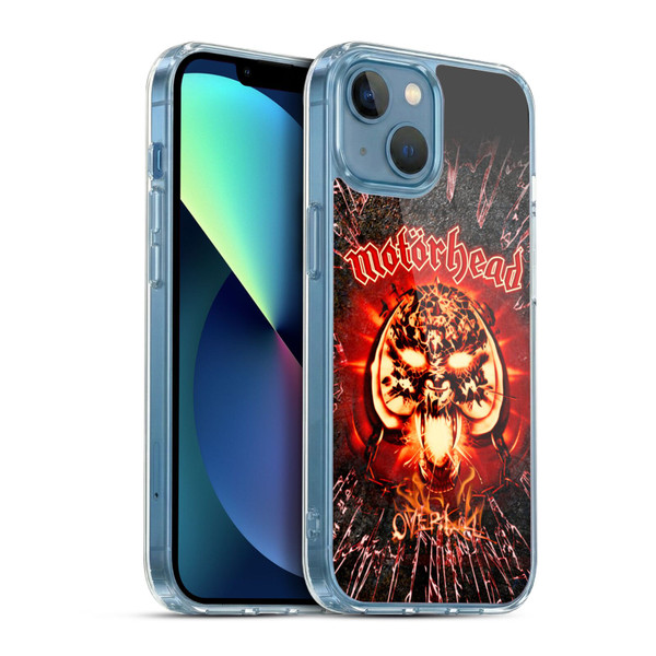 Motorhead Key Art Overkill Fame Soft Gel Case for Apple iPhone 13 Mini & MagSafe