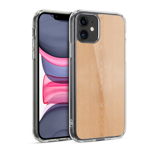 PLdesign Wood And Rust Prints Light Brown Grain Soft Gel Case for Apple iPhone 11