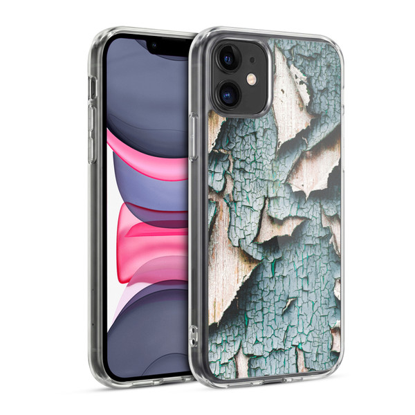 PLdesign Wood And Rust Prints Rustic Old Peeling Apart Soft Gel Case for Apple iPhone 11