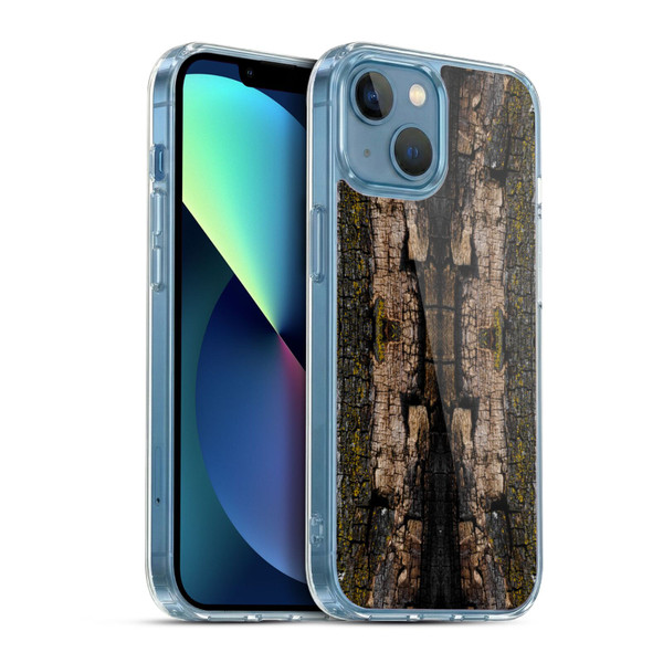 PLdesign Wood And Rust Prints Brown Bark Soft Gel Case for Apple iPhone 13 Mini & MagSafe