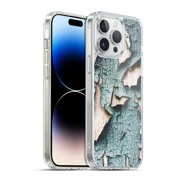 PLdesign Wood And Rust Prints Rustic Old Peeling Apart Soft Gel Case for Apple iPhone 14 Pro Max & MagSafe