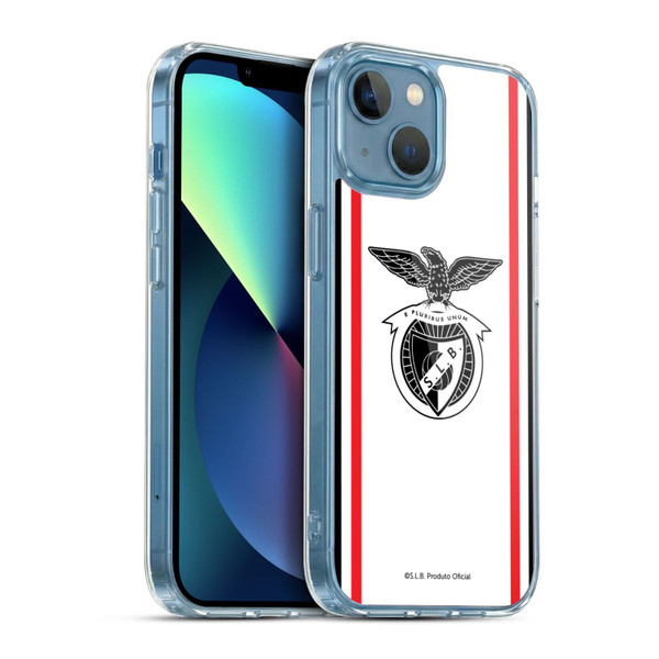 S.L. Benfica 2021/22 Crest Kit Away Soft Gel Case for Apple iPhone 13 Mini & MagSafe