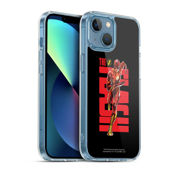 The Flash 2023 Graphics Barry Allen Soft Gel Case for Apple iPhone 13 Mini & MagSafe