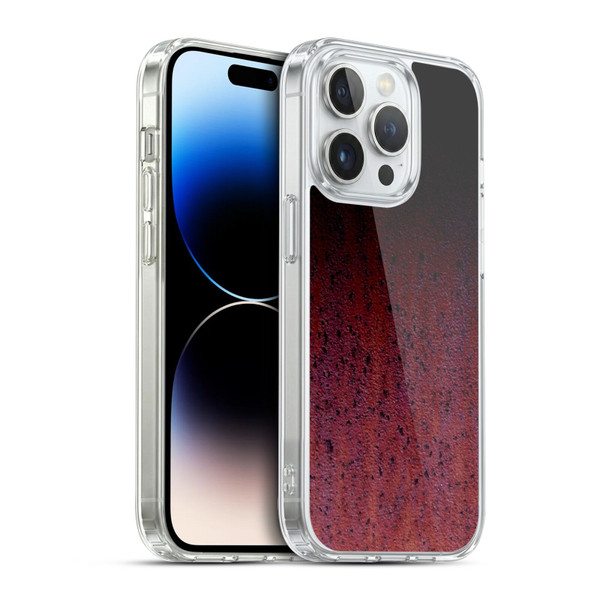 PLdesign Wood And Rust Prints Ombre Soft Gel Case for Apple iPhone 14 Pro & MagSafe