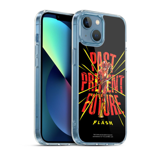 The Flash 2023 Graphics Speed Force Soft Gel Case for Apple iPhone 13 Mini & MagSafe