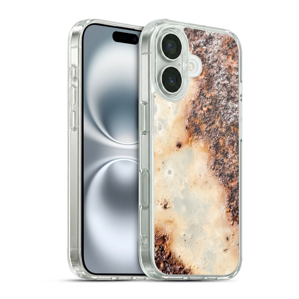 PLdesign Wood And Rust Prints Rusty Metal Texture Soft Gel Case for Apple iPhone 16 & MagSafe