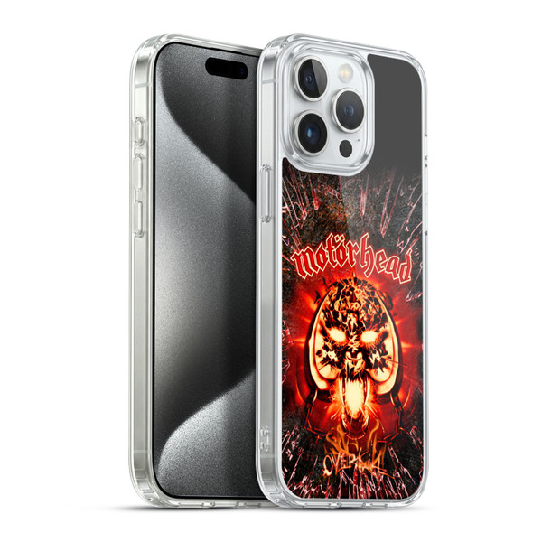 Motorhead Key Art Overkill Fame Soft Gel Case for Apple iPhone 15 Pro Max & MagSafe