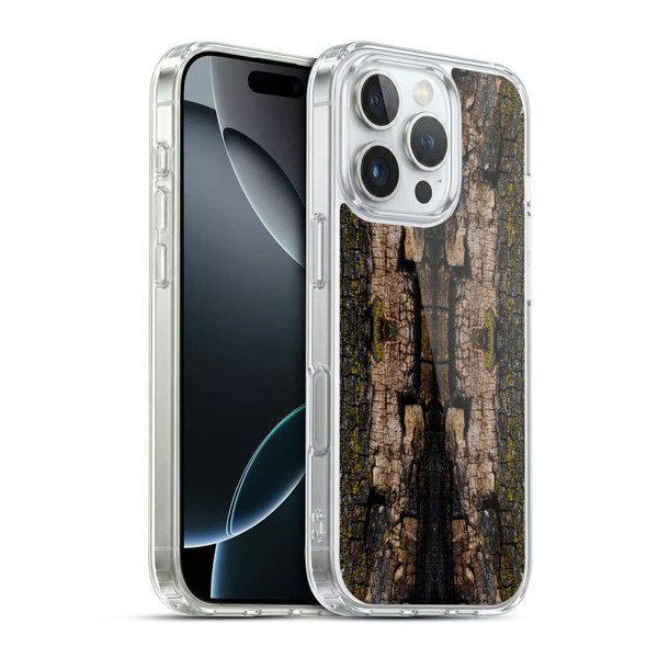 PLdesign Wood And Rust Prints Brown Bark Soft Gel Case for Apple iPhone 16 Pro & MagSafe