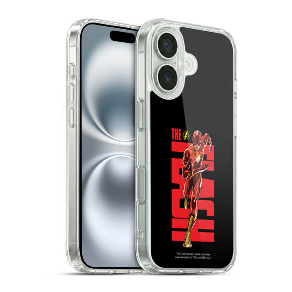 The Flash 2023 Graphics Barry Allen Soft Gel Case for Apple iPhone 16 & MagSafe
