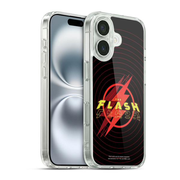 The Flash 2023 Graphics Logo Soft Gel Case for Apple iPhone 16 & MagSafe