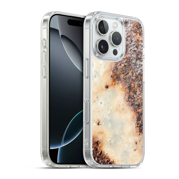 PLdesign Wood And Rust Prints Rusty Metal Texture Soft Gel Case for Apple iPhone 16 Pro & MagSafe
