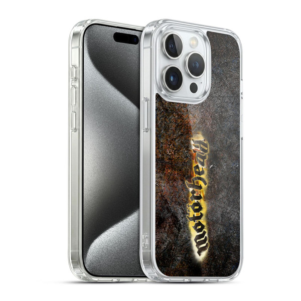 Motorhead Key Art Logo Soft Gel Case for Apple iPhone 15 Pro & MagSafe