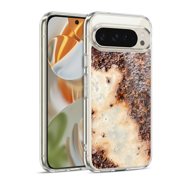 PLdesign Wood And Rust Prints Rusty Metal Texture Soft Gel Case for Google Pixel 9 / Pixel 9 Pro