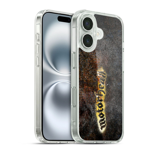 Motorhead Key Art Logo Soft Gel Case for Apple iPhone 16 & MagSafe