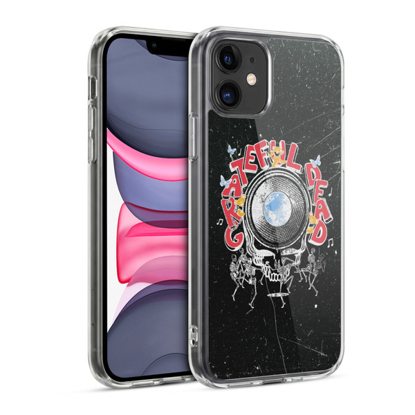 Grateful Dead Graphics Black Soft Gel Case for Apple iPhone 11