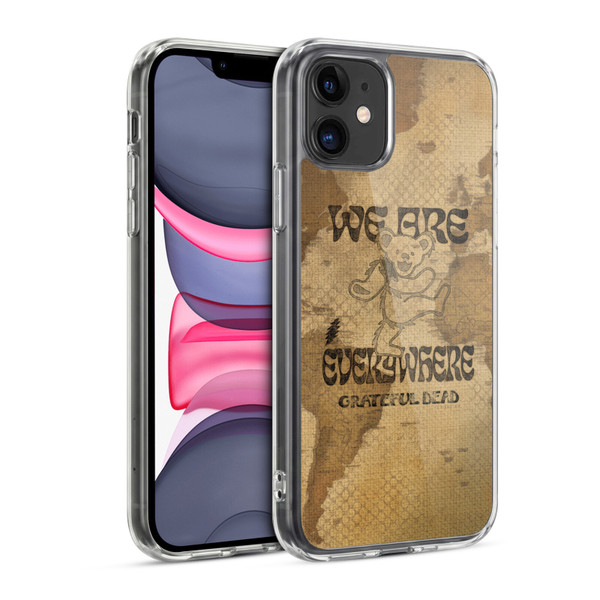 Grateful Dead Graphics Bear Vintage Soft Gel Case for Apple iPhone 11