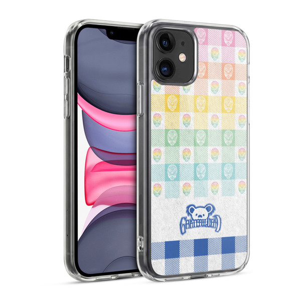 Grateful Dead Graphics Colourful Pattern Soft Gel Case for Apple iPhone 11
