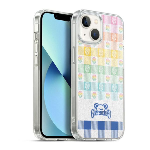 Grateful Dead Graphics Colourful Pattern Soft Gel Case for Apple iPhone 13