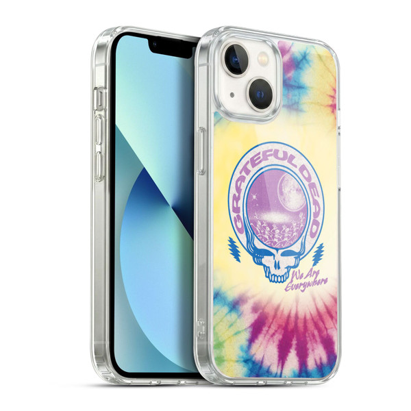 Grateful Dead Graphics Logo Tie Dye Soft Gel Case for Apple iPhone 13