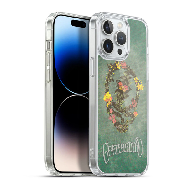 Grateful Dead Graphics Floral Logo Soft Gel Case for Apple iPhone 13 Pro Max & MagSafe