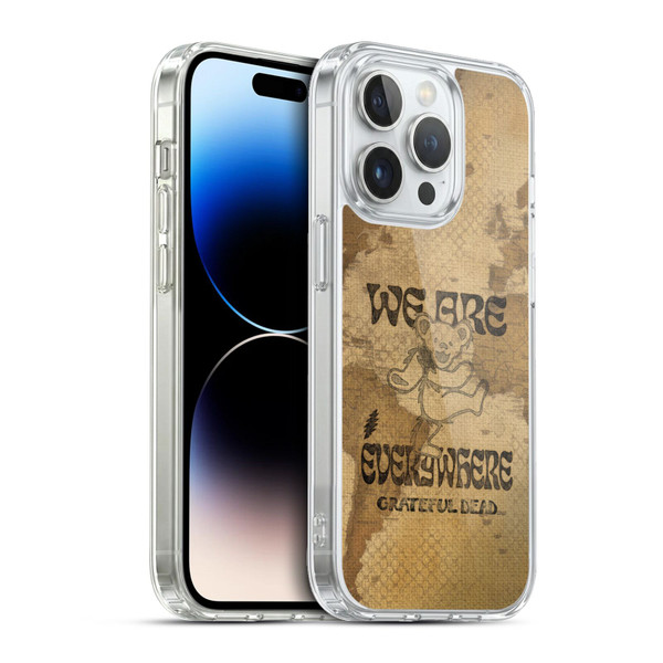 Grateful Dead Graphics Bear Vintage Soft Gel Case for Apple iPhone 13 Pro & MagSafe