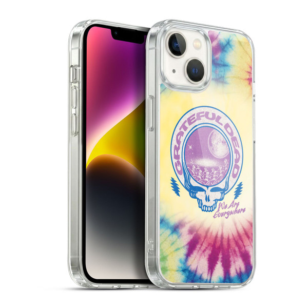 Grateful Dead Graphics Logo Tie Dye Soft Gel Case for Apple iPhone 14