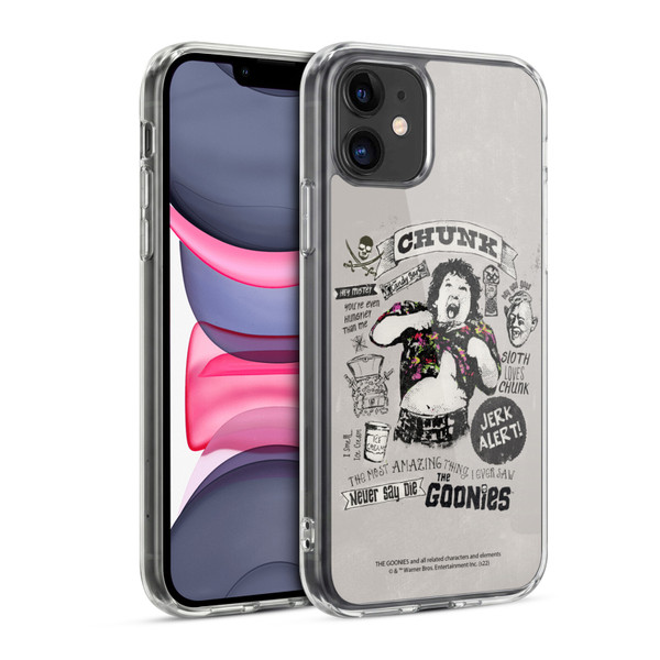 The Goonies Graphics Character Art Soft Gel Case for Apple iPhone 11